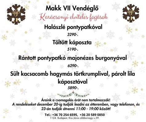 Makk VII étterem külső képe