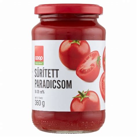 Sűrített paradicsom termékcsalád
