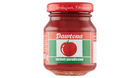 Sűrített paradicsom különböző kiszerelésekben