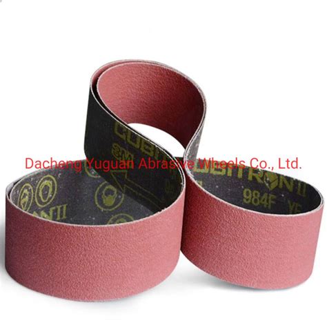 Abrasive belt bonding layers