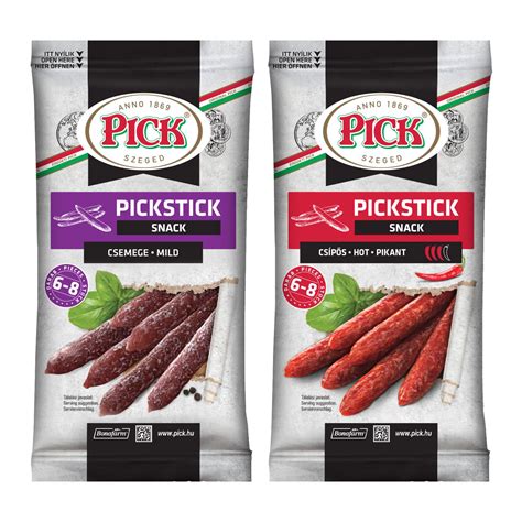 Pick Snack kolbász csomagolása