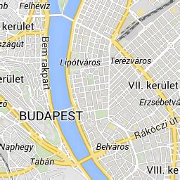 Térkép Budapest XI. kerületéről, étterem ikonokkal