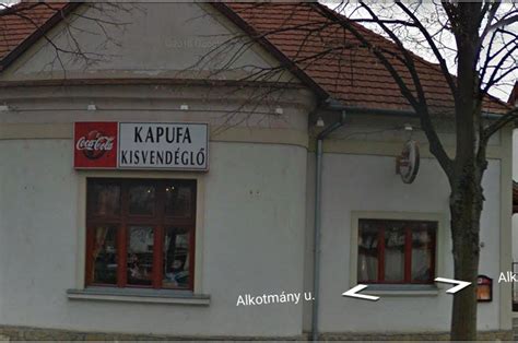 Kapufa Vendéglő Ajka homlokzat
