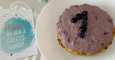 egészséges gyümölcsös babatorta
