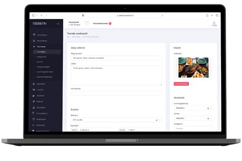 Online rendelési felület illusztráció