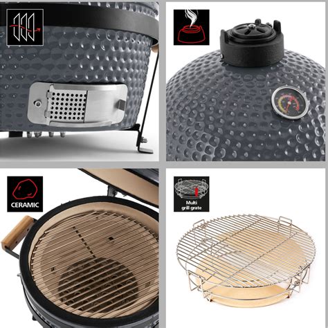 Landmann Kamado kerámia grill keresztmetszeti rajza