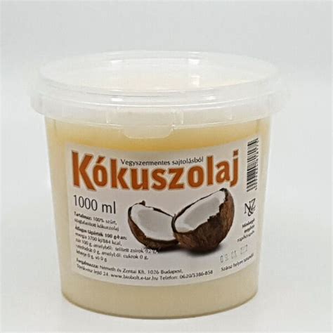 Különböző kókuszolaj típusok összehasonlítása