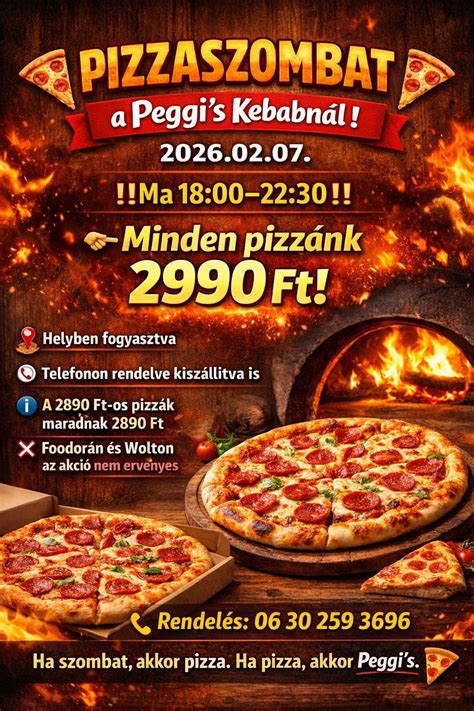 Különböző pizzák és kebab tálak
