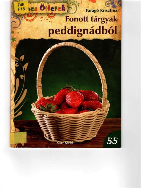 Hagyományos fonott tárgyak