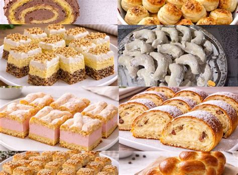 különböző típusú sós és édes rétesek
