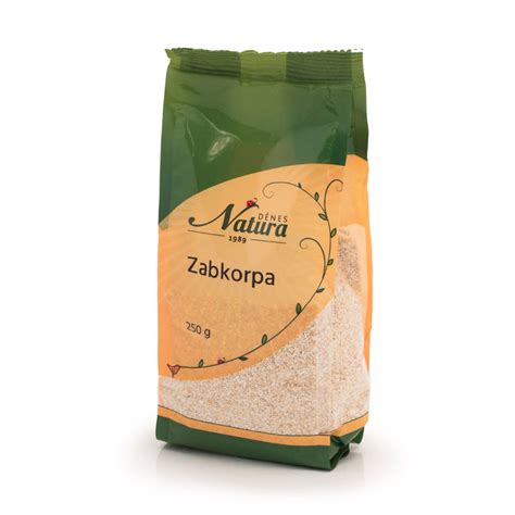 Zabkorpa és egészséges alapanyagok tányéron