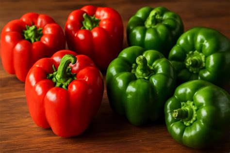A paprika különböző fajtáinak és színváltozatainak szemléltetése