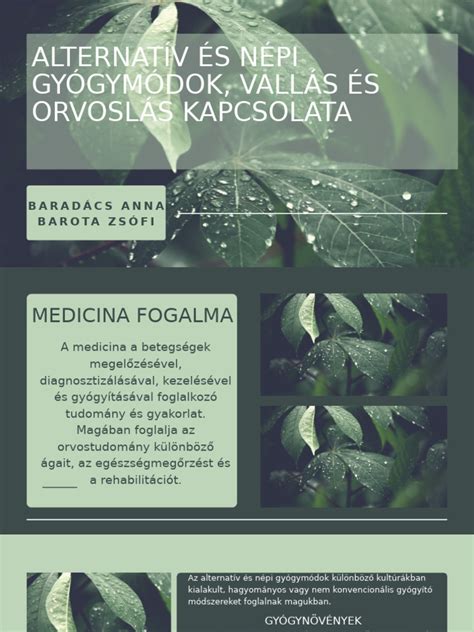 Különbségek a hagyományos orvosi és népi gyógymódok megközelítésében