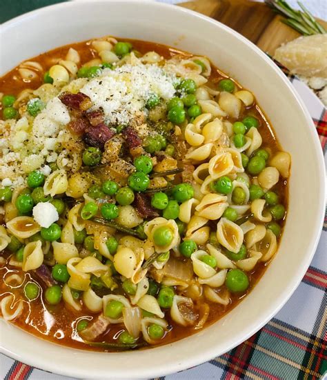 Zöldborsó a Pasta e Piselliben