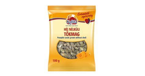 Héjas és héj nélküli tökmag
