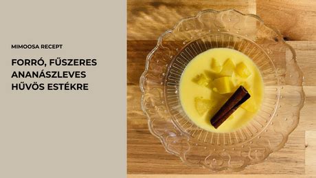 Habzó ananászleves