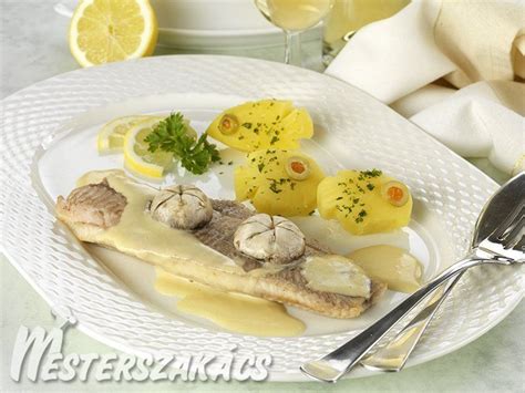Harcsafilé zöldséges mártással
