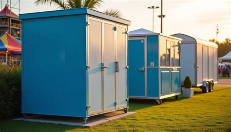 Mobil WC-k (toi-toi) egy fesztivál területén