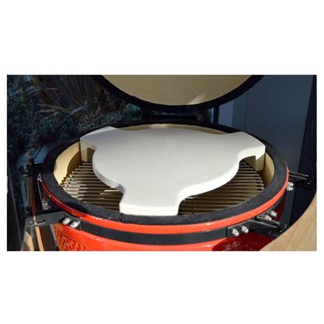 Kamado grill előkészítése indirekt sütésre