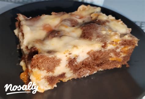 Sárgabarackos puding vaníliakrémmel