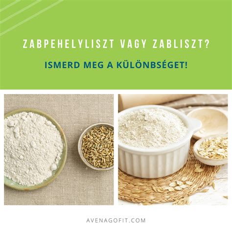zabliszt és zabpehely