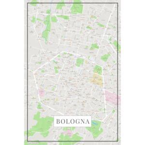 Bologna látnivalóinak térképe