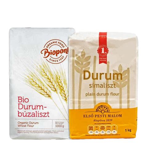 Különböző durum termékek (kuszkusz, bulgur, durumliszt)