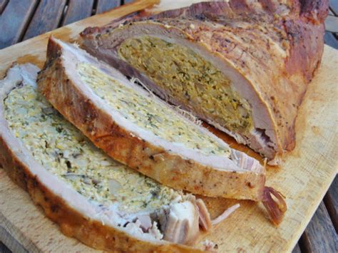 Töltött dagadó szeletelve
