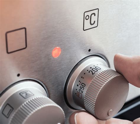 Oven temperature setting