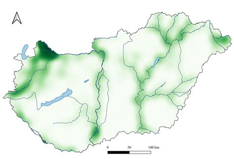 A szelíd csorbóka elterjedési térképe Európában