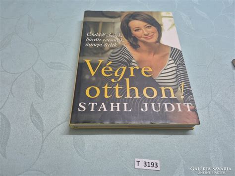 Stahl Judit: Végre otthon! szakácskönyv borítója