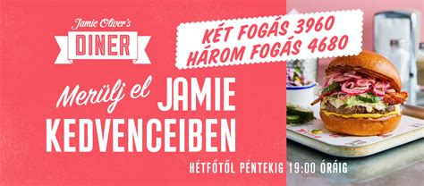 Jamie Oliver's Diner logója és a belső tér egy része