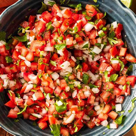 Frissen elkészített pico de gallo