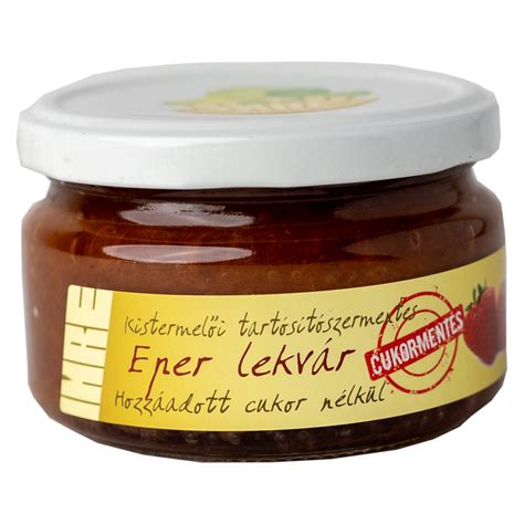 Cukormentes lekvárok válogatása