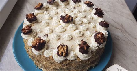 Diós torta szelet recept