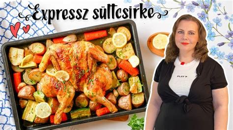 kiterített csirke a tepsin