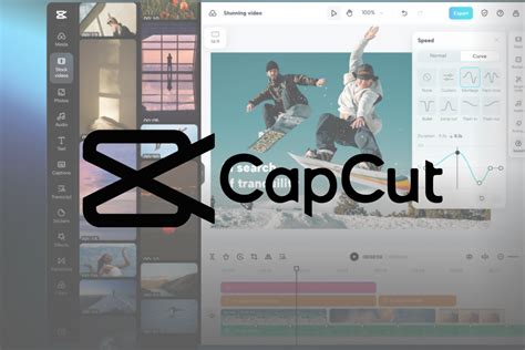 CapCut felület