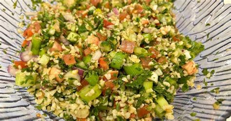 Tabbouleh saláta hozzávalók