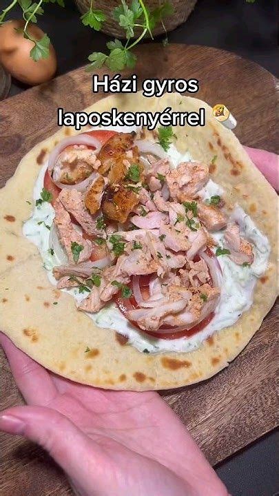 Összes hozzávaló a házi gyros elkészítéséhez