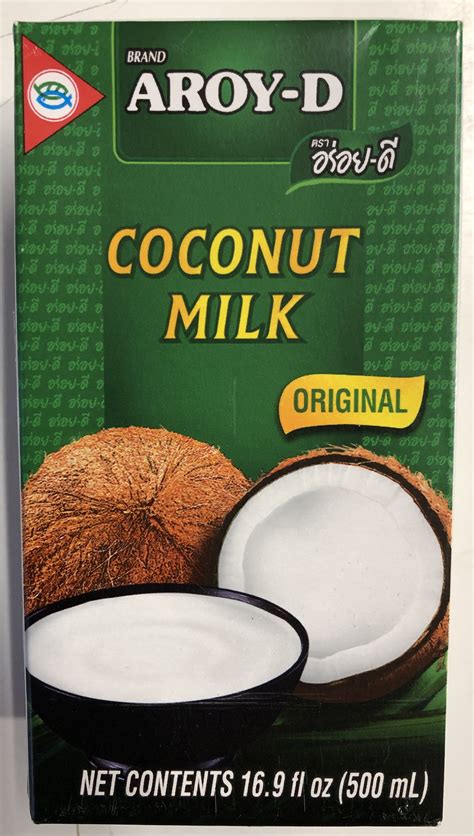 különböző AROY-D kókusztej termékek