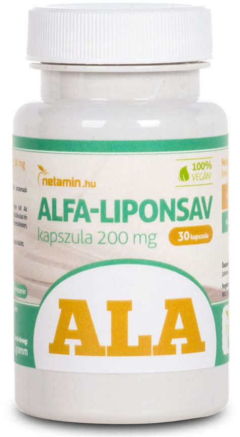 Az alfa-liponsav molekuláris szerkezete