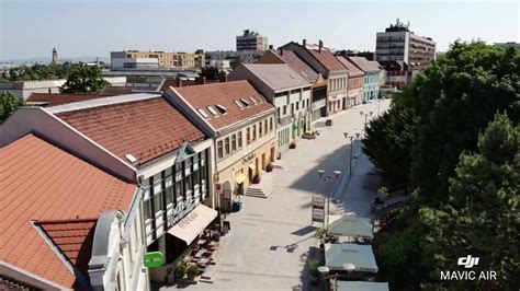 Főtéri sétálóutca Kaposváron