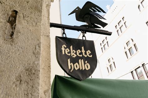 Térkép, mely a Fekete Holló Étterem elhelyezkedését mutatja a Budai Várban