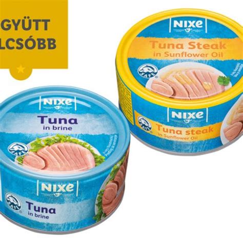A nixe tonhal tápanyag-összetétele diagram