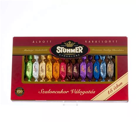 Stühmer szaloncukor termékpaletta