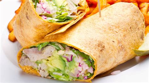 Tonhalas wrap készítését illusztráló kép