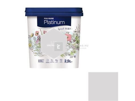 Poli-Farbe Platinum Lisztes Üröm falfesték doboza
