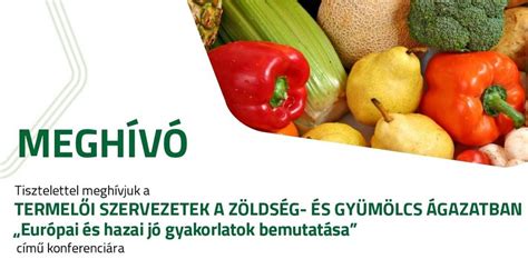 Zöldség-gyümölcs ágazat stratégiai terv