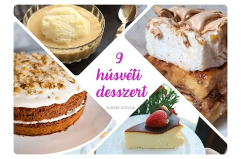 különféle desszertek