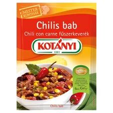 Fűszerkeverék a chilis babhoz
